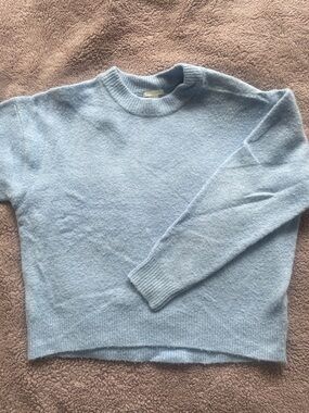 H&M Pale Blue Crewneck Sweater